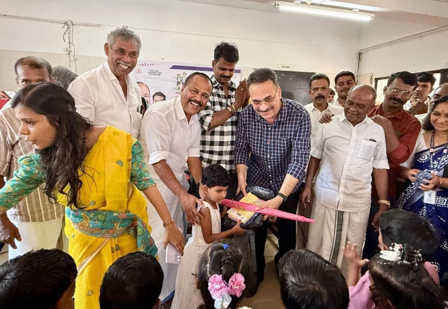 School reopening day ceremony